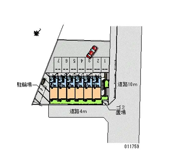 ★手数料０円★浦安市猫実　月極駐車場（LP）